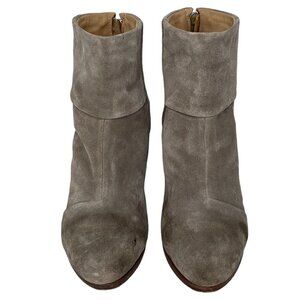 Rag & Bone Ankle Bootie Suede Heel Brown Size 40 US 10
